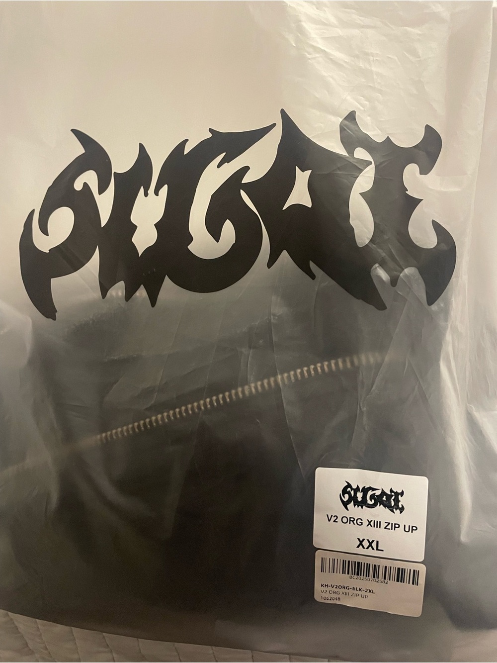 SUGOI Black V2 ORG XIII Zip Up Jacket